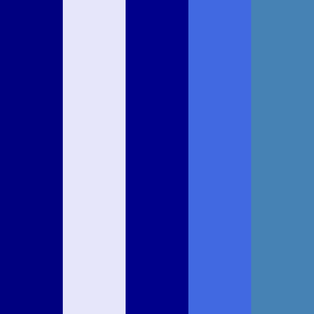 Download royal pastel blue color palette PNG image (square)
