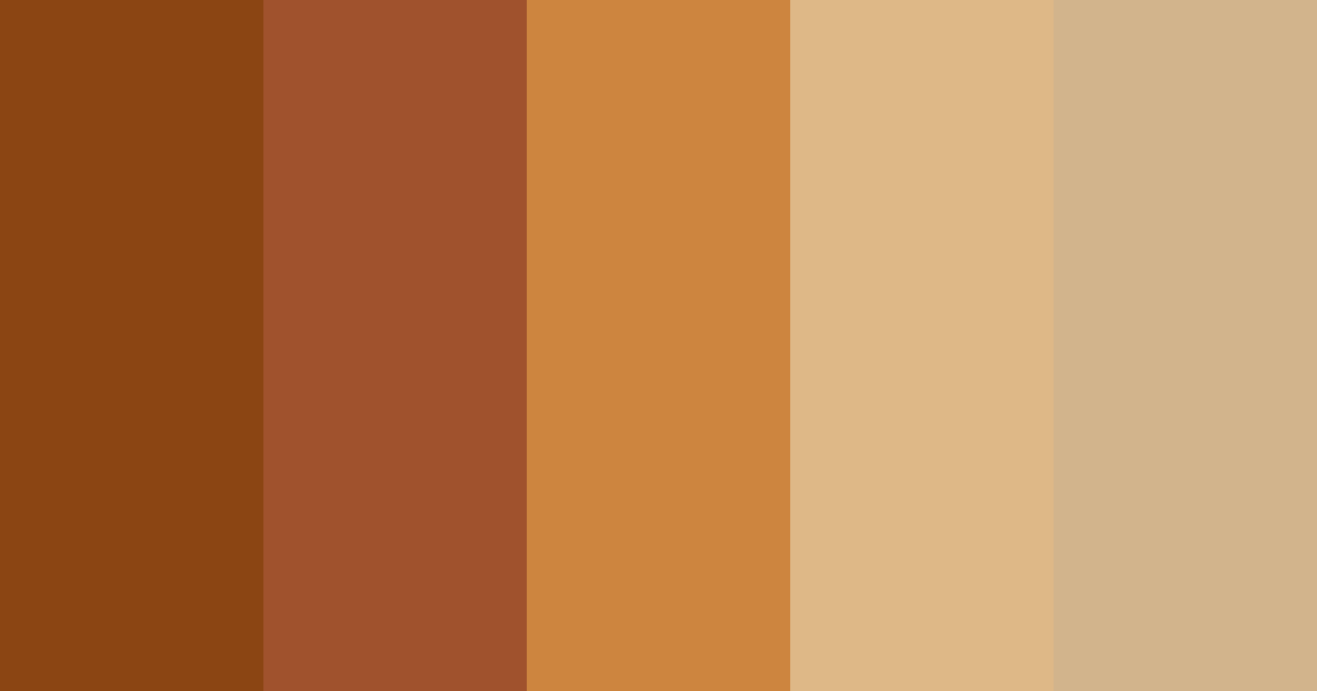 Rústico color palette