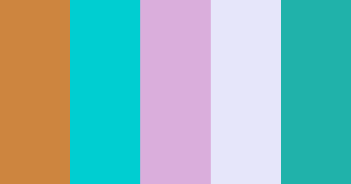 Download rustic aqua lilac pastel teal coral sage color palette PNG image (landscape)
