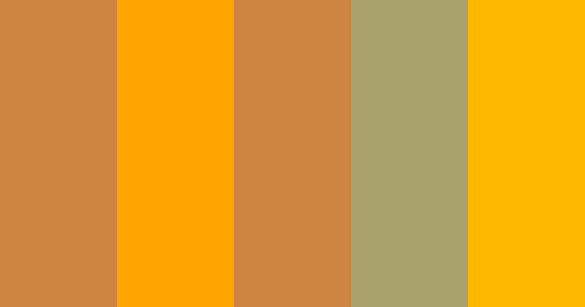 Download rustic bright autumn sage gold green crimson color palette PNG image (landscape)