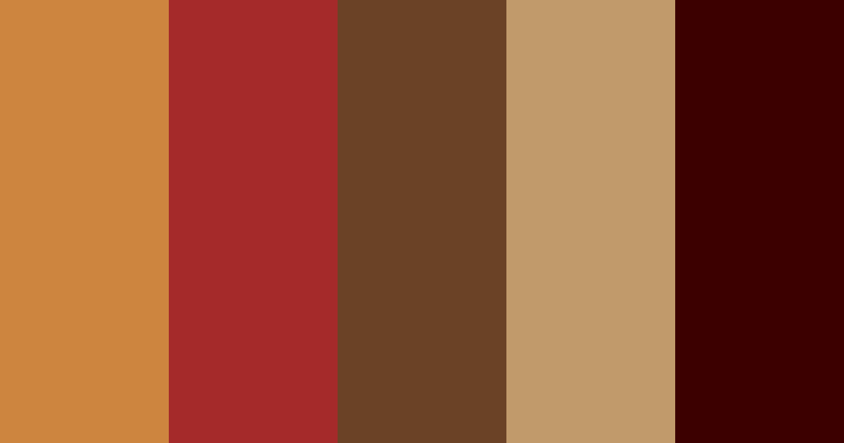 Download rustic crimson earthy tan maroon color palette PNG image (landscape)