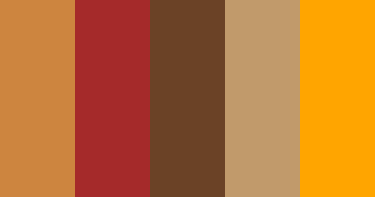 Download rustic crimson earthy tan yellow gold color palette PNG image (landscape)