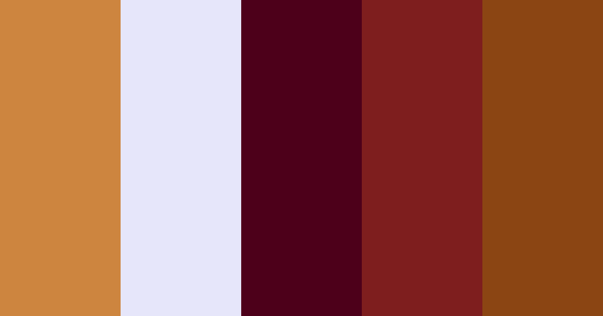 Download rustic pastel burgundy auburn color palette PNG image (landscape)