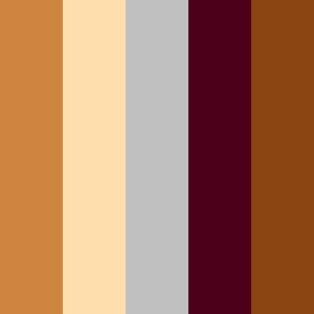 Download rustic peach neutral burgundy color palette PNG image (square)