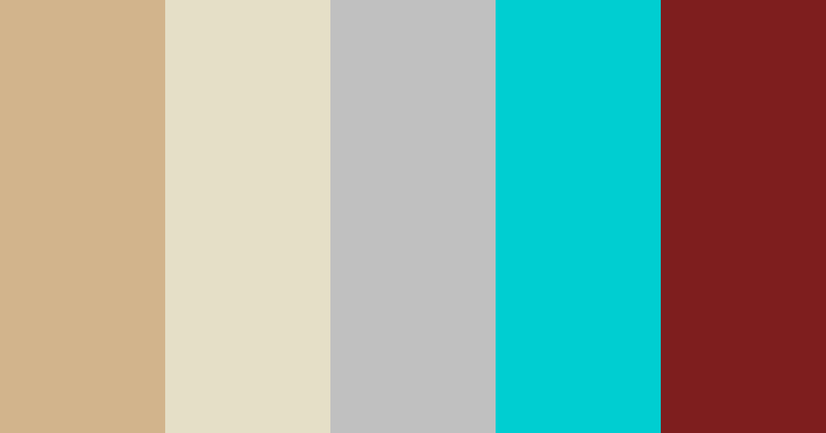 Download skin beige neutral aqua auburn burgundy summer indigo color palette PNG image (landscape)