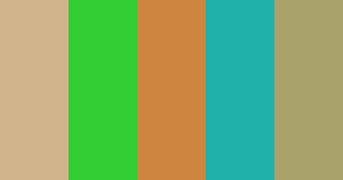 Download skin green autumn teal sage beige dark color palette PNG image (landscape)
