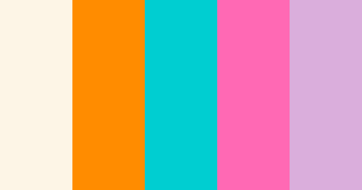 Download suave años 70 turquesa rosa lila color palette PNG image (landscape)