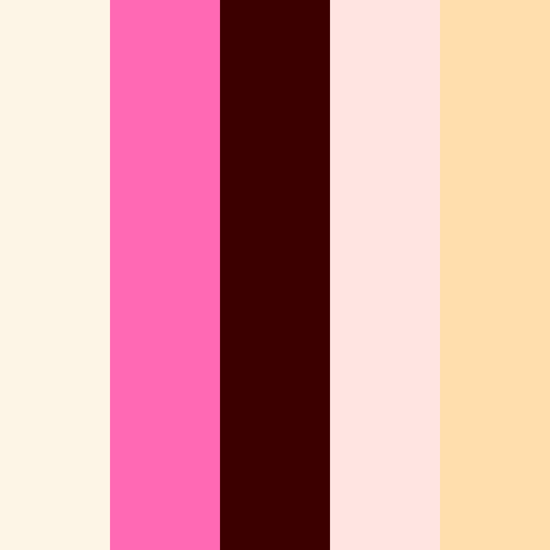 Download soft feminine maroon color palette PNG image (square)