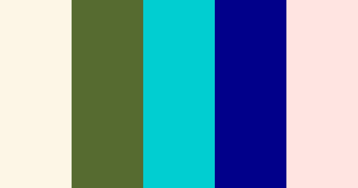 Download soft nature turquoise blue color palette PNG image (landscape)