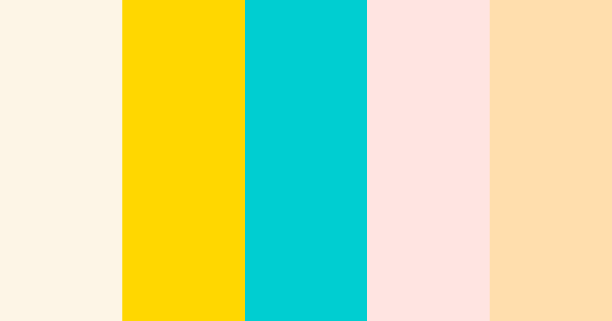 Download soft sunset turquoise color palette PNG image (landscape)