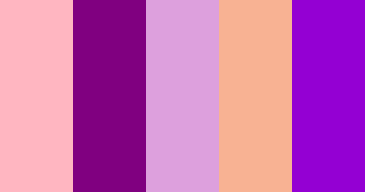 Download primavera profundo violeta albaricoque morado color palette PNG image (landscape)