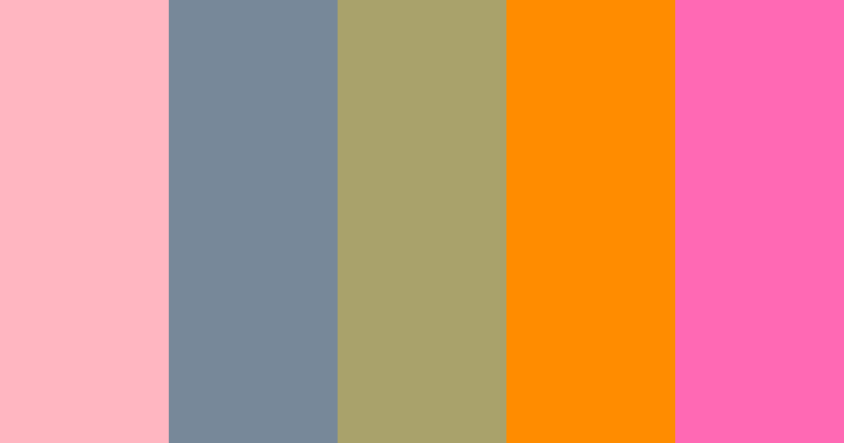 Download スプリング ミュート セージ アンバー ピンク color palette PNG image (landscape)