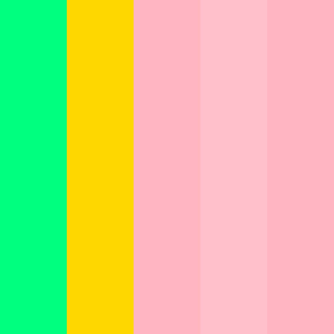 Download spring pink color palette PNG image (square)