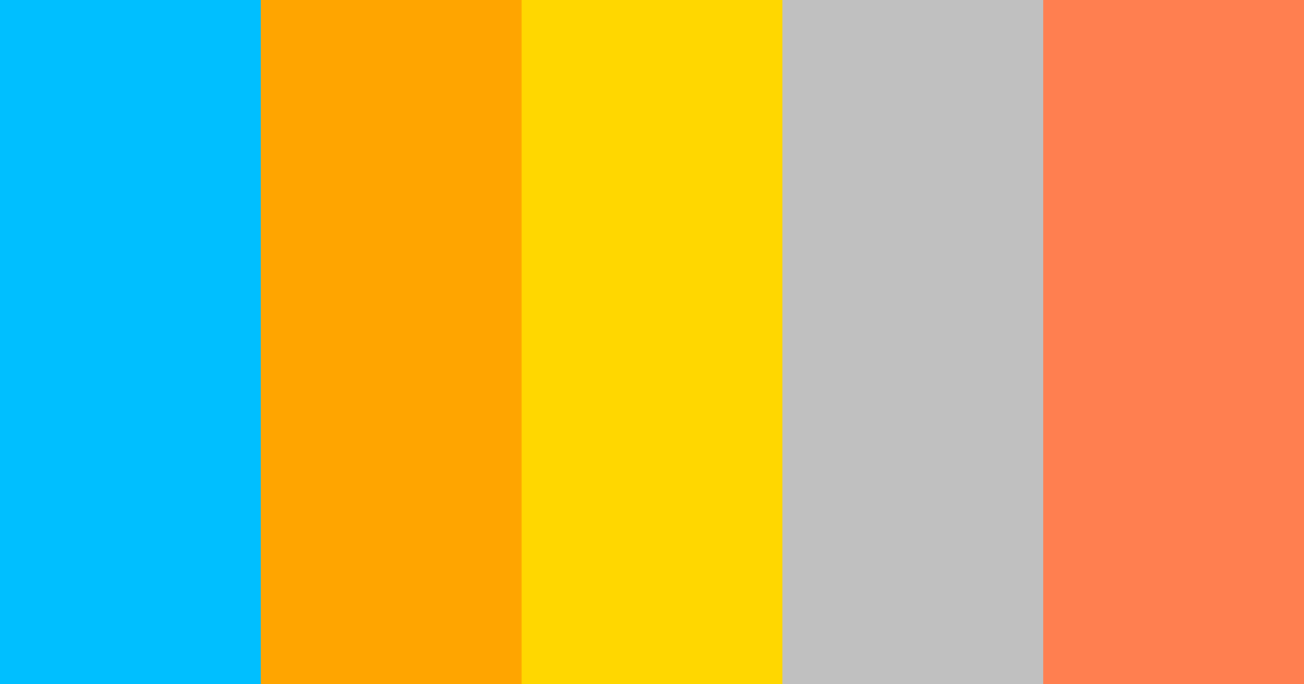 Download estate brillante elegante grigio arancio color palette PNG image (landscape)