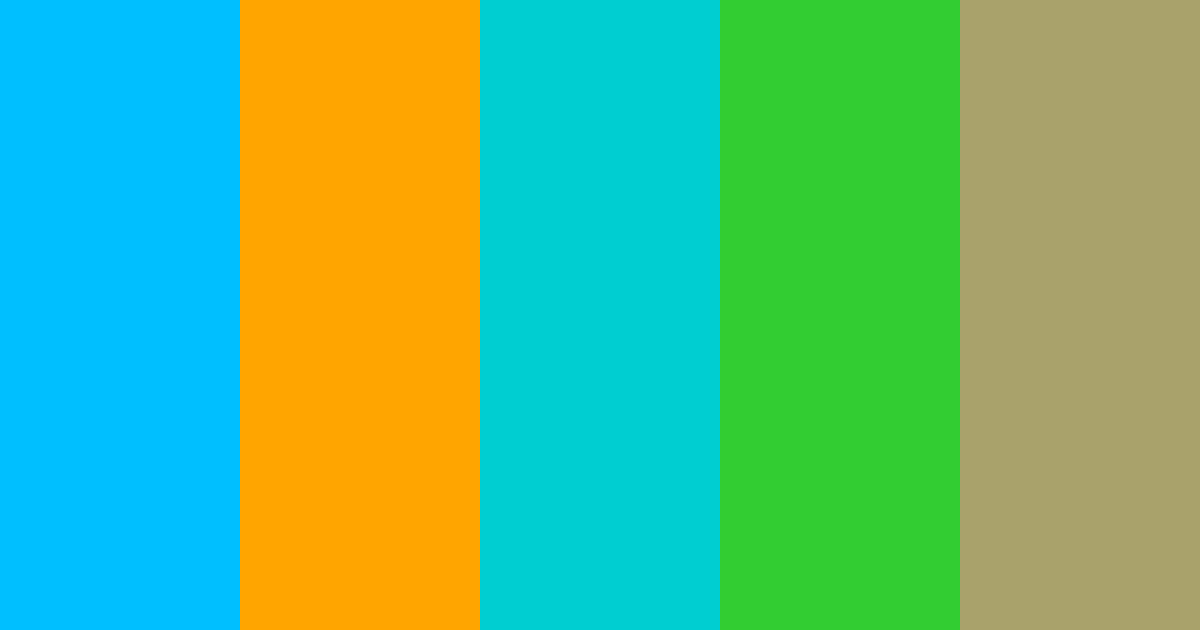 Download summer bright ocean green sage color palette PNG image (landscape)