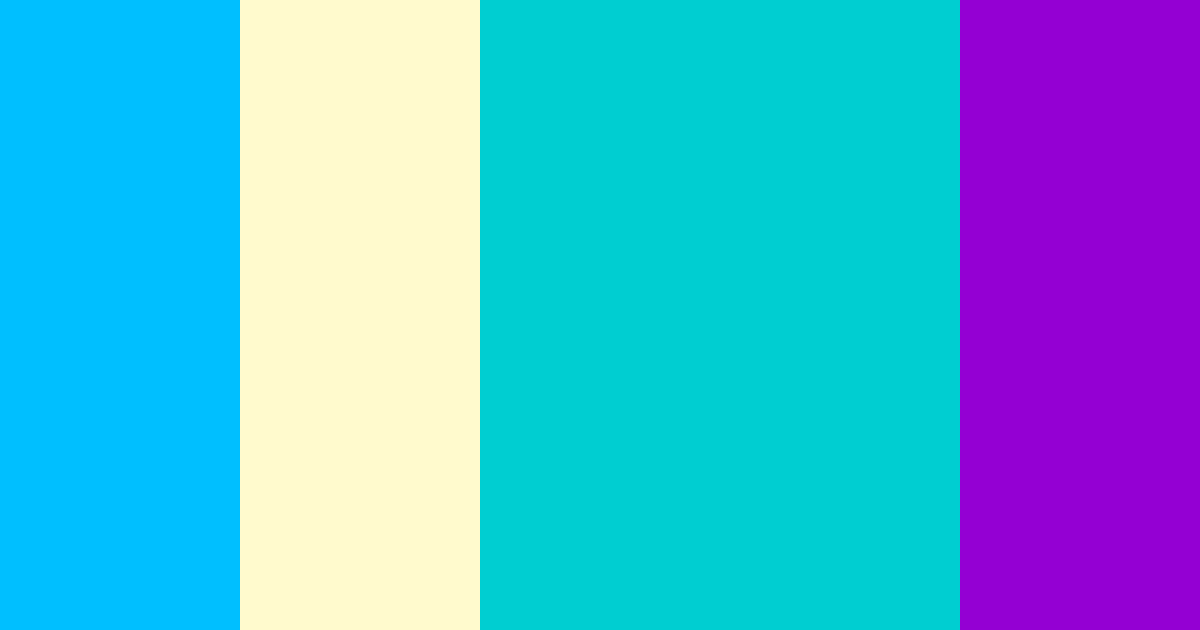 Download verano claro océano aguamarina morado color palette PNG image (landscape)