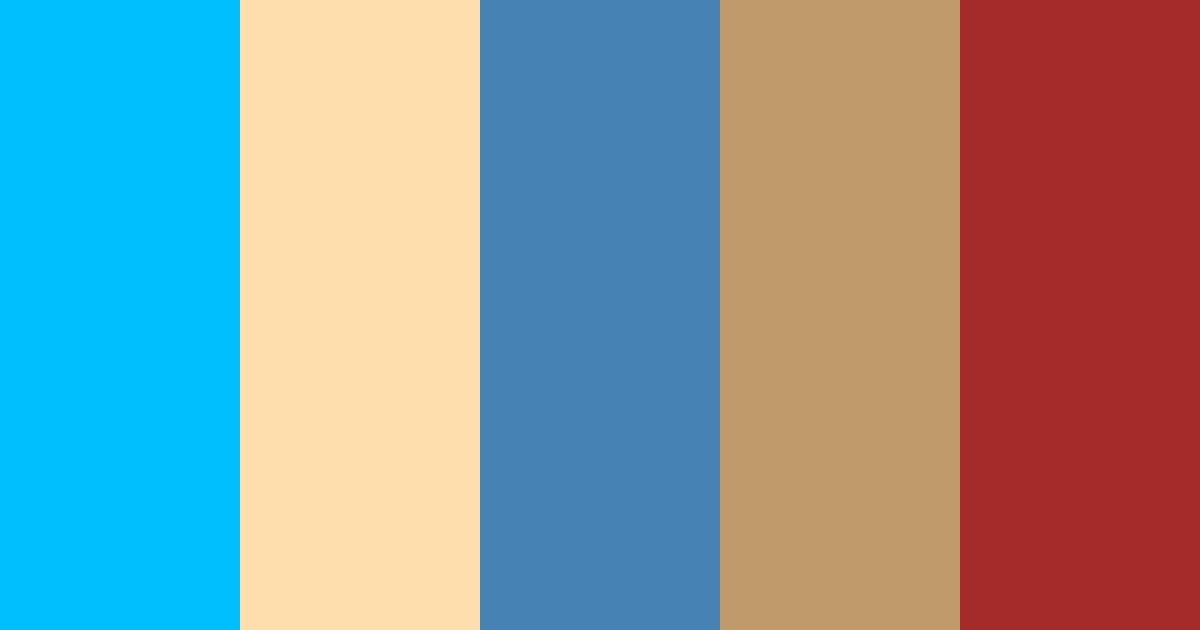 Download summer peach beach tan brown color palette PNG image (landscape)