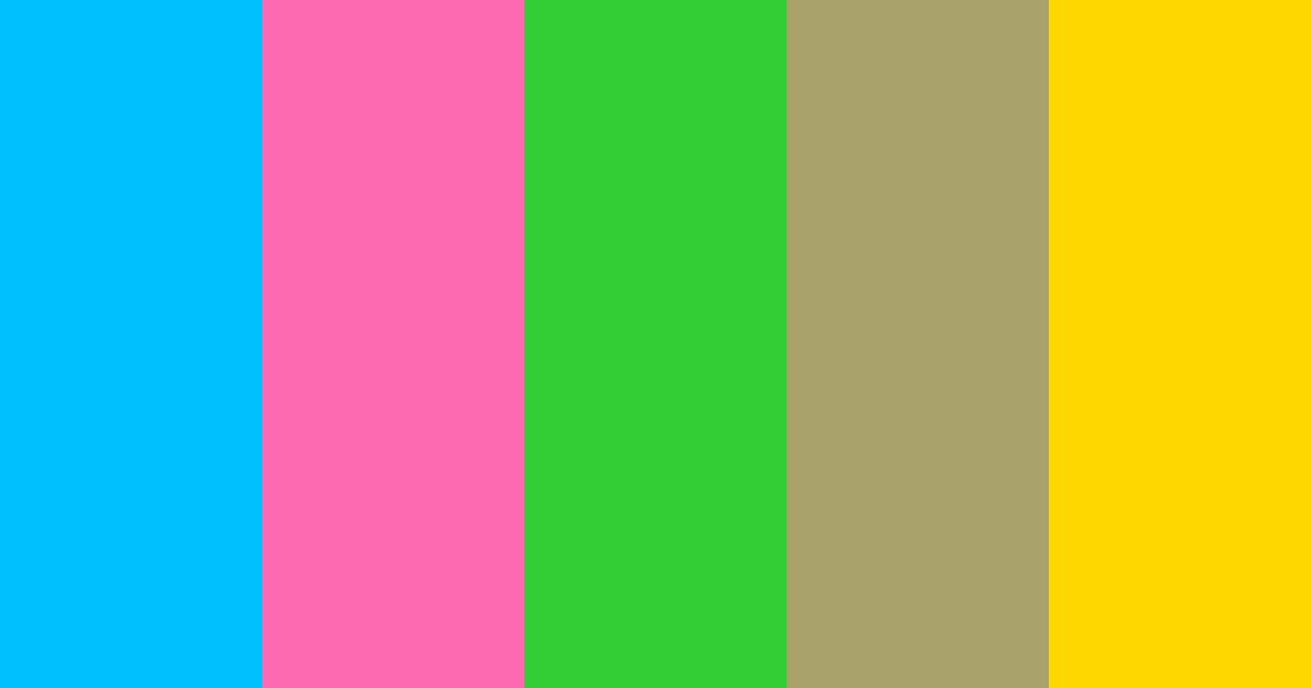 Download summer vibrant green sage tropical color palette PNG image (landscape)
