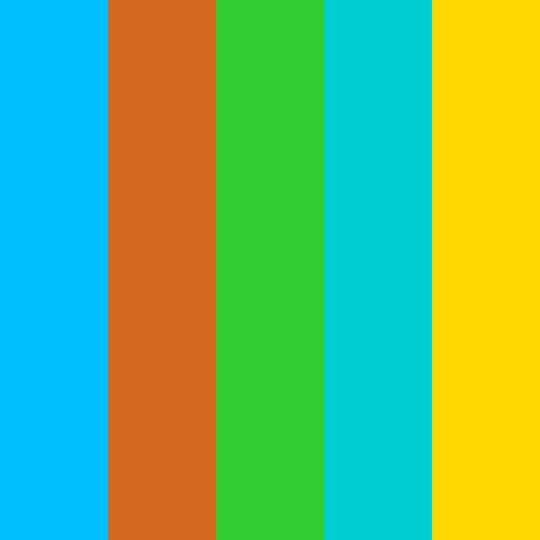 Download summer wood green turquoise color palette PNG image (square)