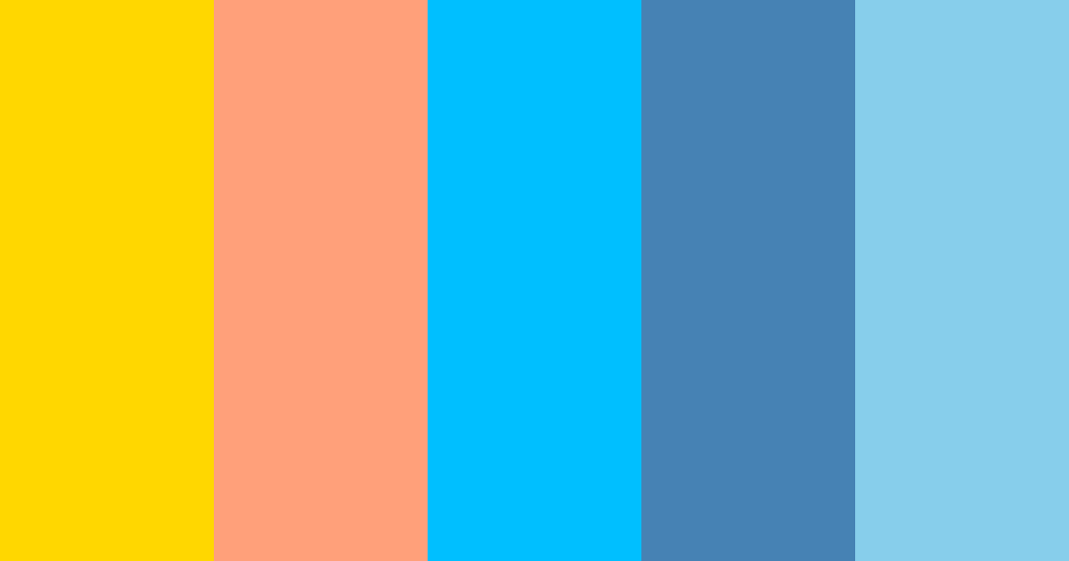Summer color palette