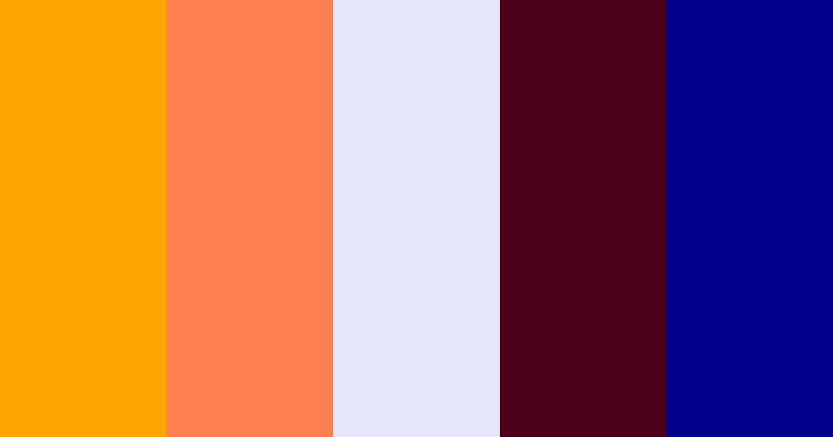 Download sun orange pastel burgundy blue color palette PNG image (landscape)
