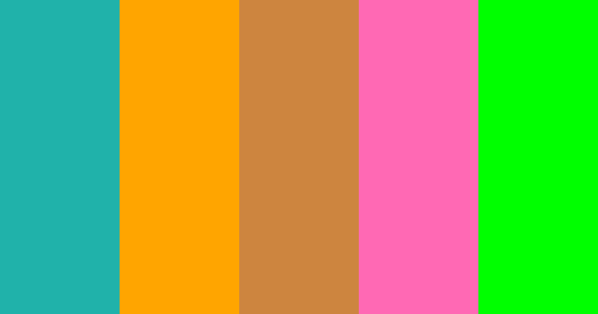 Download verde acqua giallo autunno rosa arcobaleno viola girasole color palette PNG image (landscape)