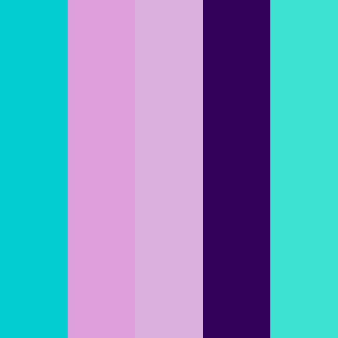 Download ターコイズ ラベンダー ライラック インディゴ color palette PNG image (square)