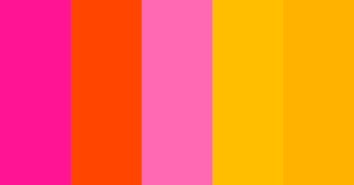 Download vibrante ámbar color palette PNG image (landscape)
