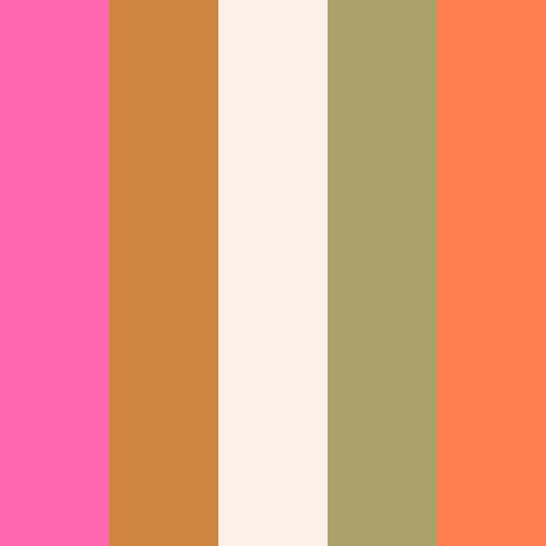 Download vivace rustico crema salvia arancio borgogna color palette PNG image (square)