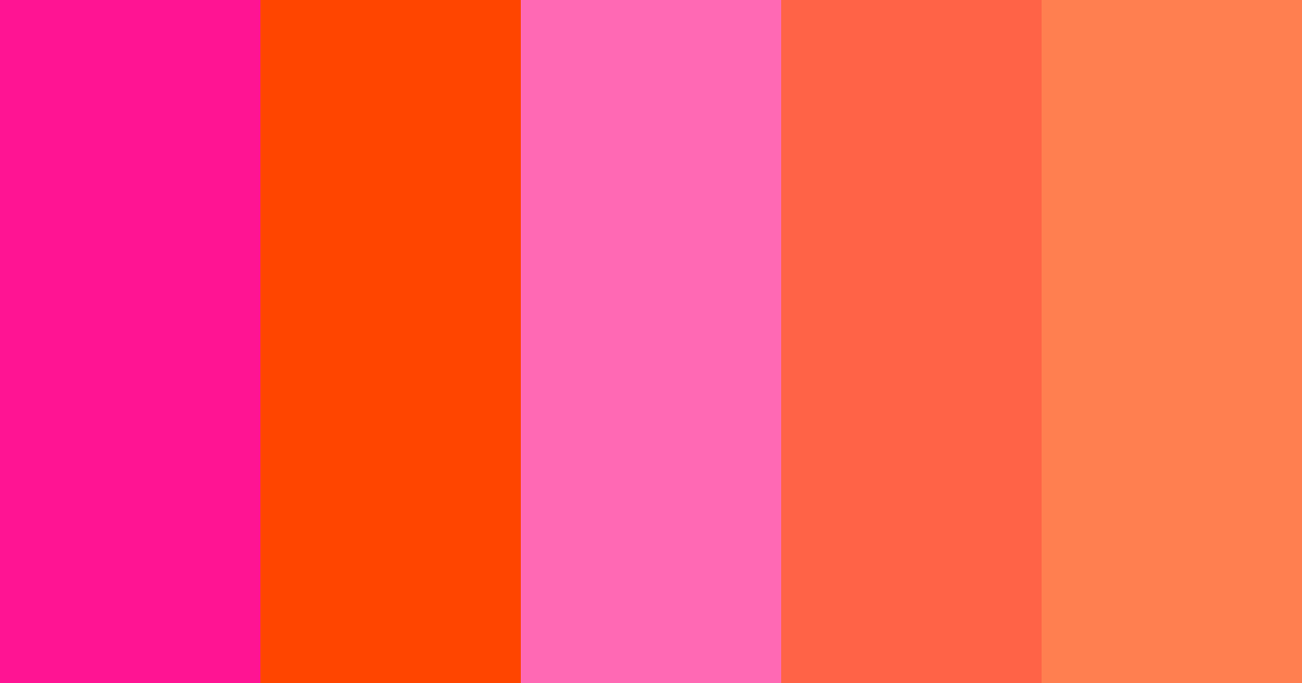 Vibrant color palette
