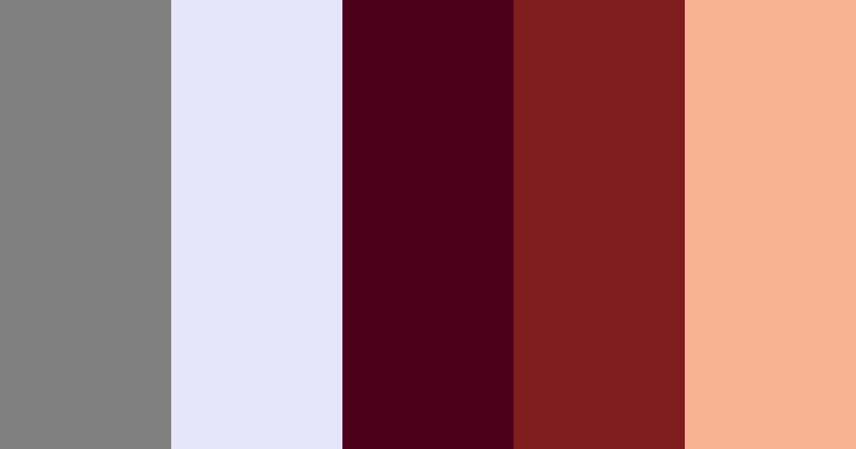 Download vintage pastel burgundy auburn apricot indigo color palette PNG image (landscape)