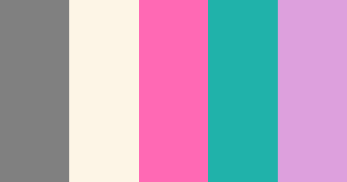 Download vintage morbido rosa verde acqua lavanda arancio color palette PNG image (landscape)
