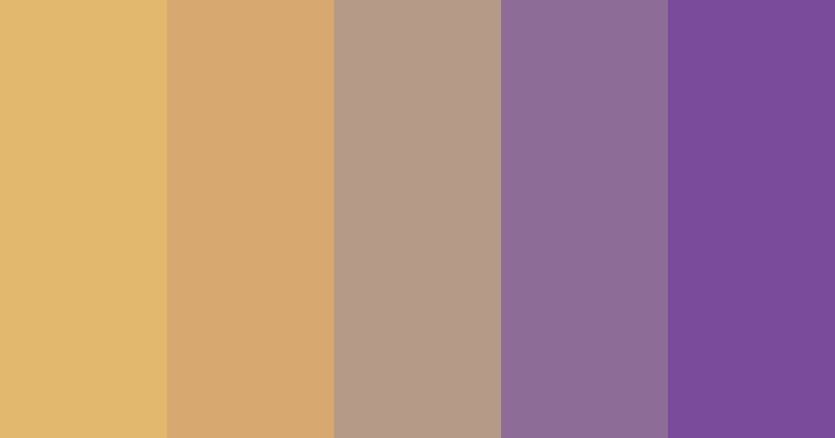 Vintage color palette
