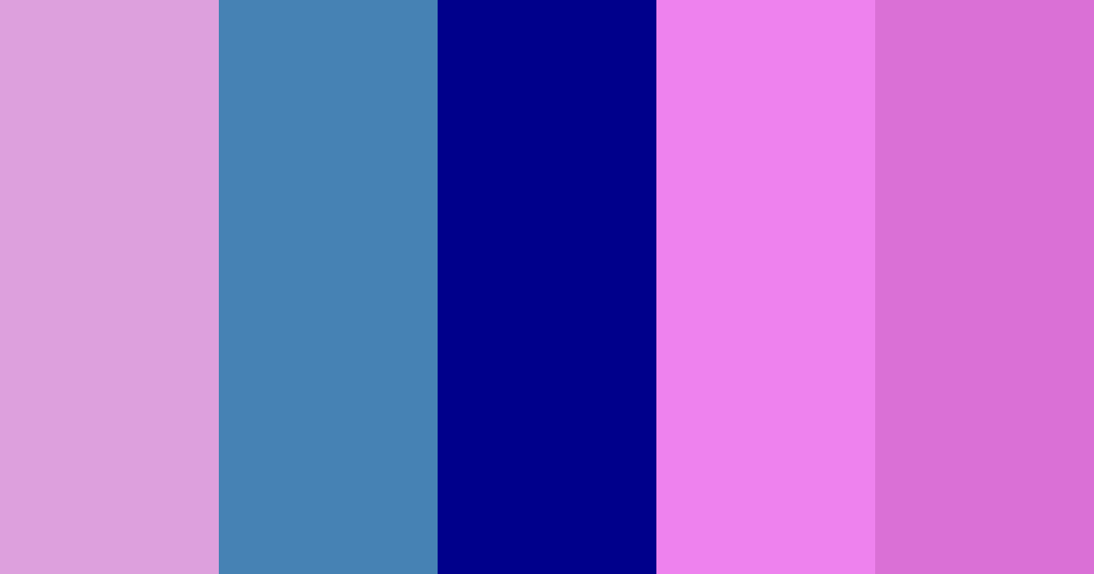 Download violet space blue color palette PNG image (landscape)