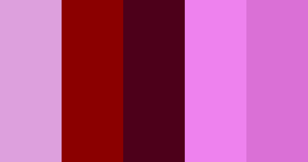Download violeta vino borgoña color palette PNG image (landscape)