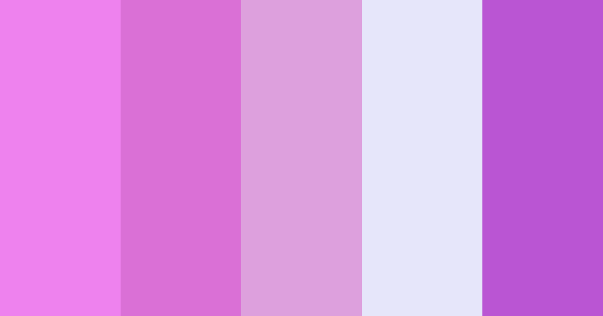 Violet color palette