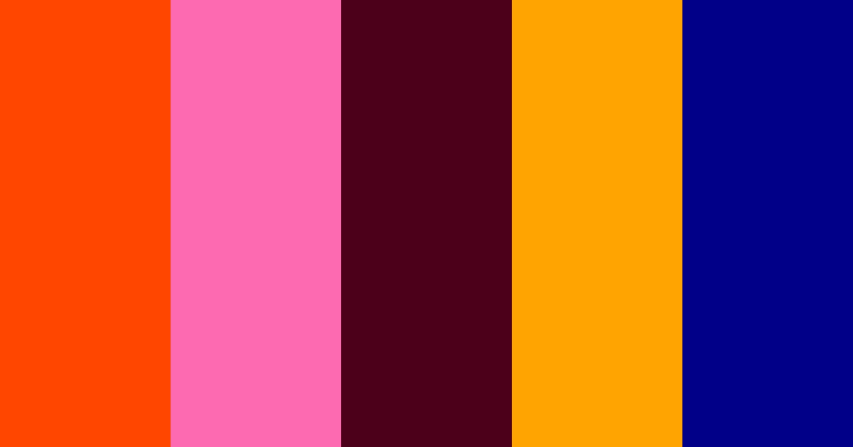 Download cálido estético borgoña amarillo azul naranja color palette PNG image (landscape)