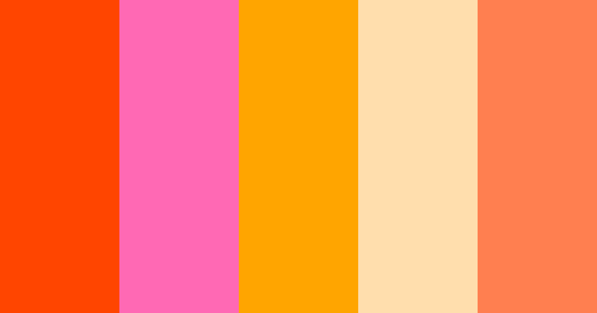 Download warm aesthetic yellow peach color palette PNG image (landscape)
