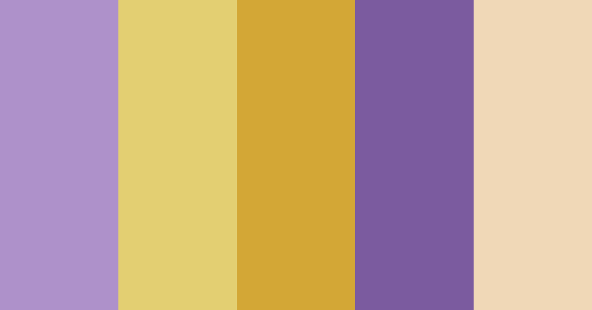 Warm Lavender color palette