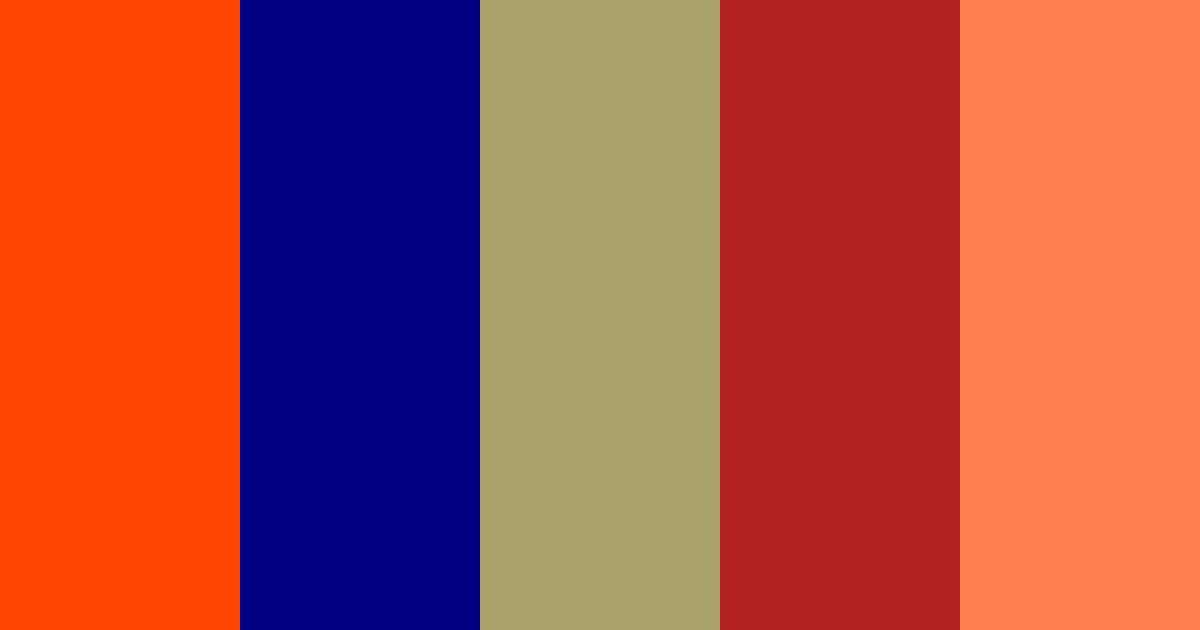 Download warm royal sage red color palette PNG image (landscape)