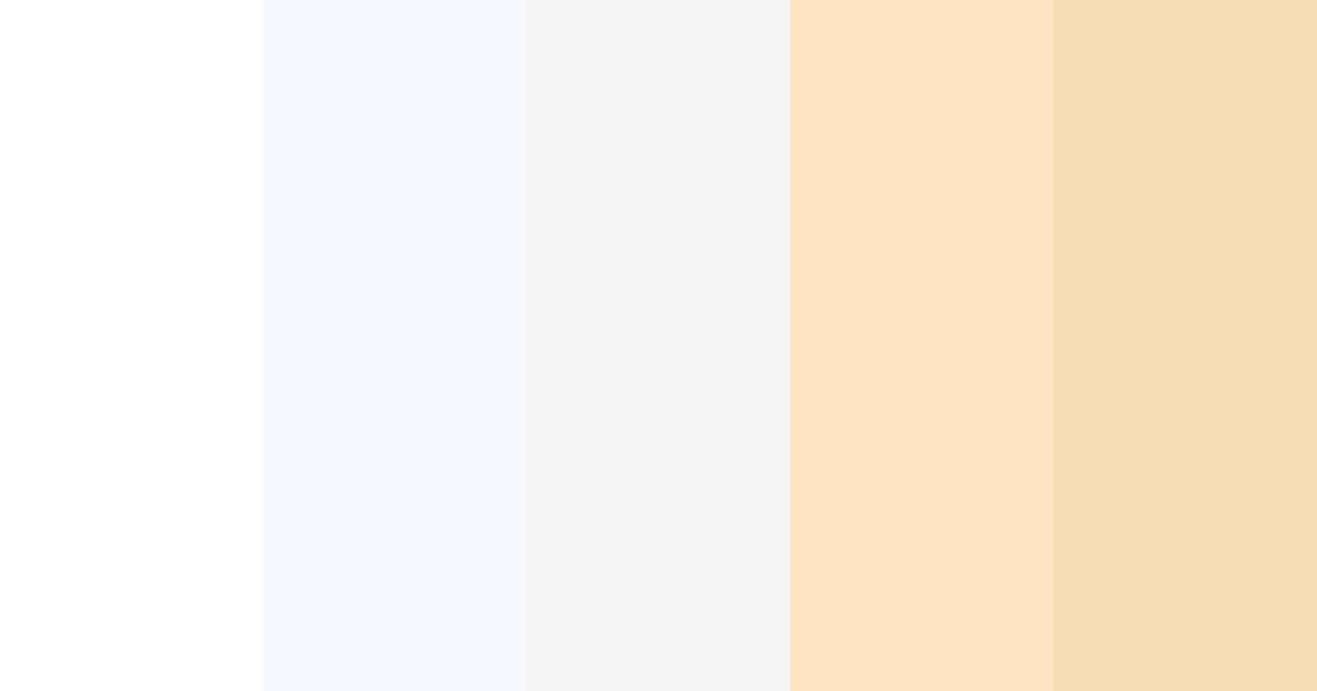 Download white skin color palette PNG image (landscape)