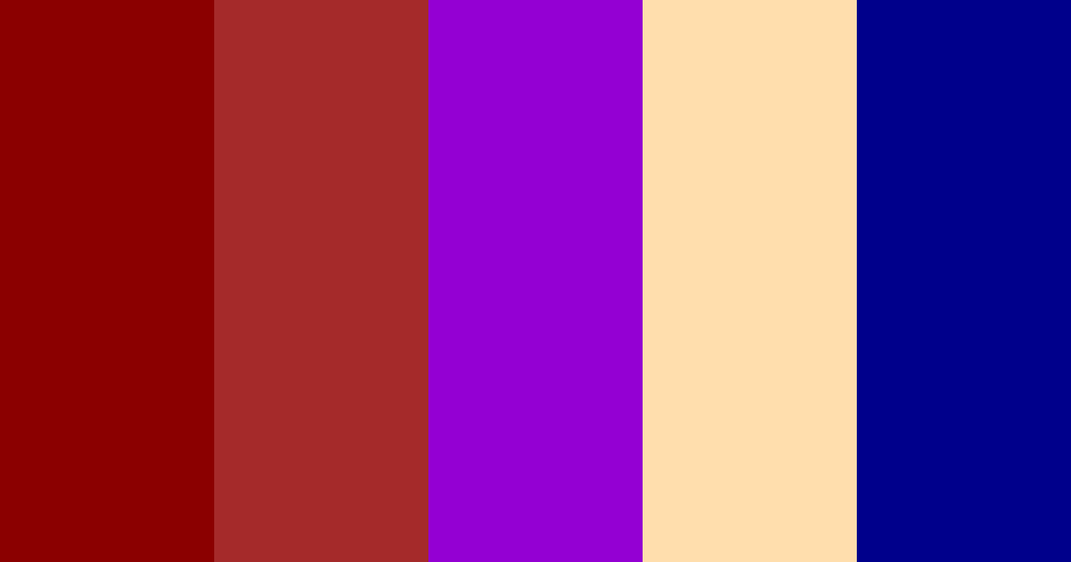 Download wine crimson purple peach blue color palette PNG image (landscape)