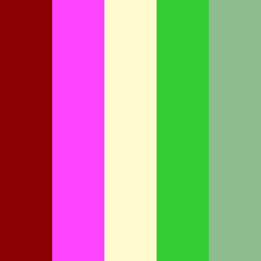 Download wine fuschia light green mint autumn teal color palette PNG image (square)