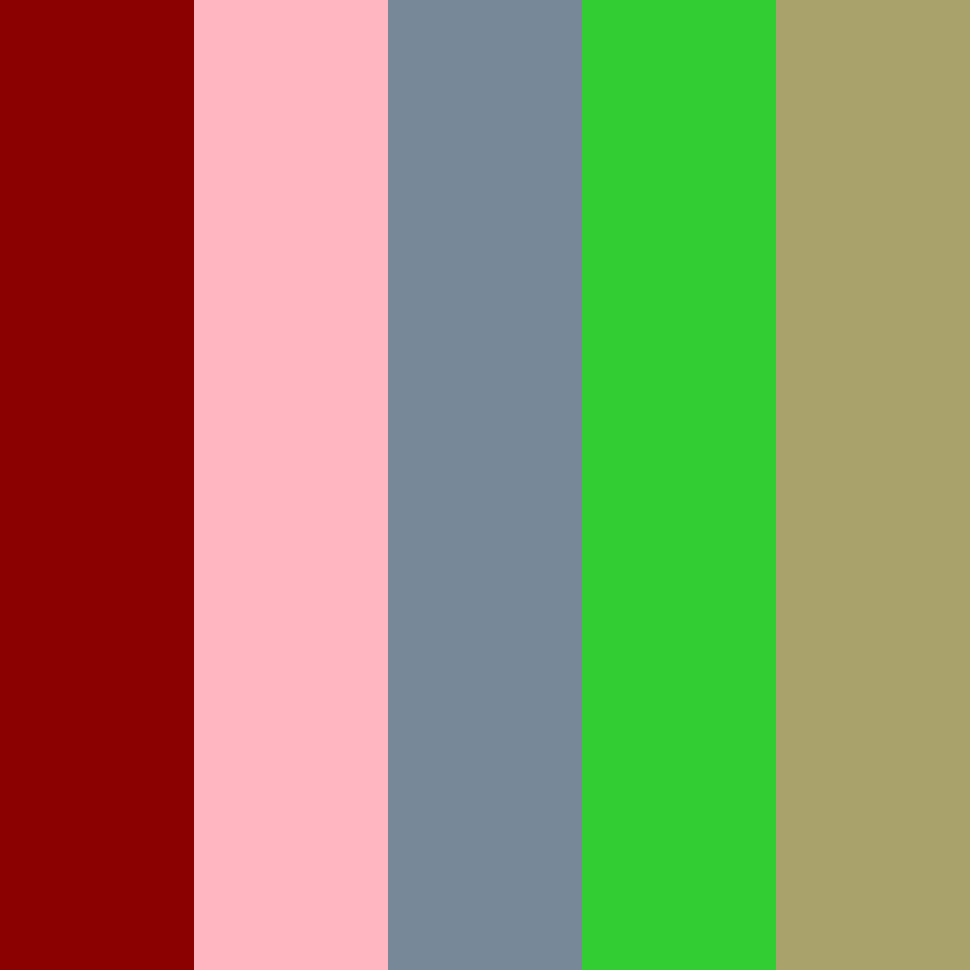 Download wine spring muted green sage violet color palette PNG image (square)