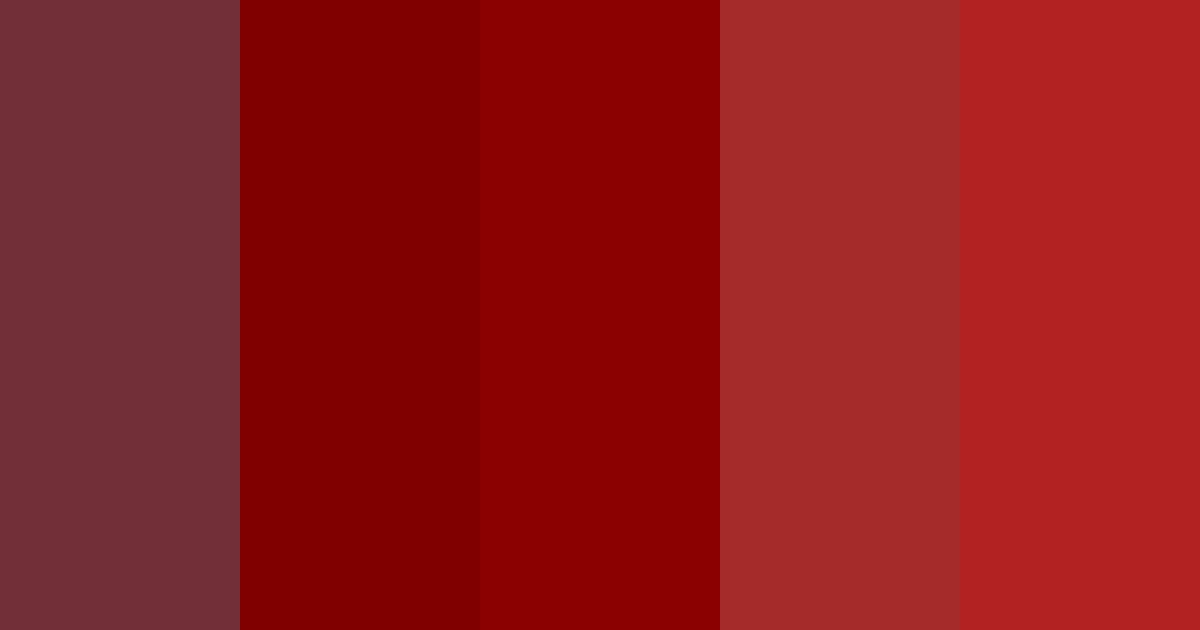 Wine color palette