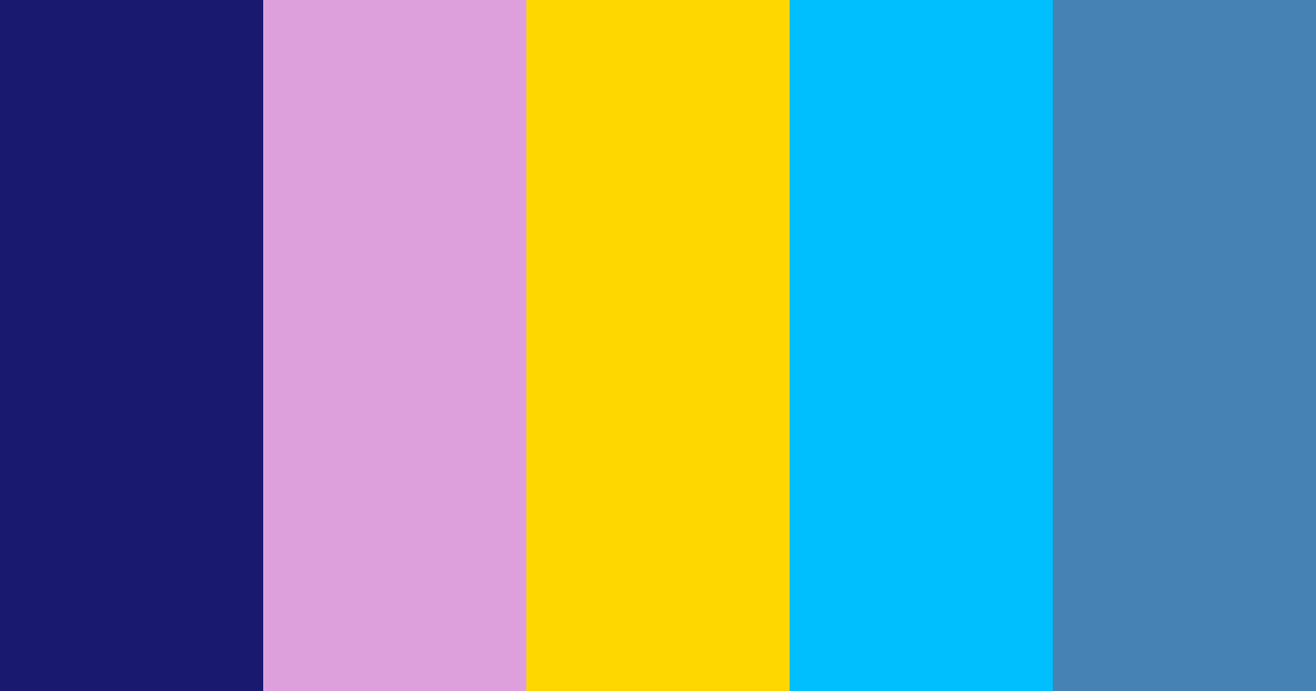 Download winter violet retro color palette PNG image (landscape)