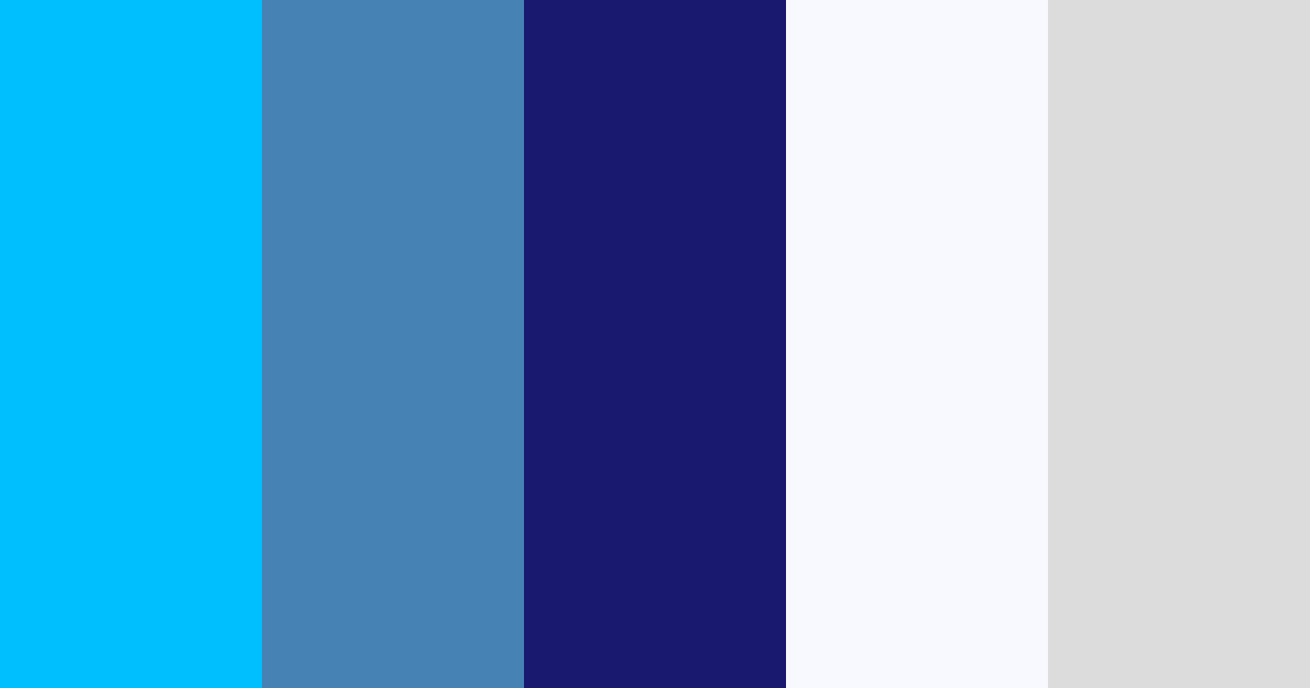 Winter color palette