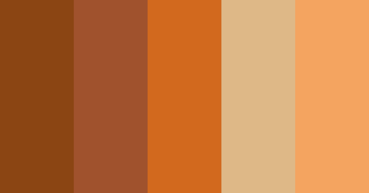 Madera color palette