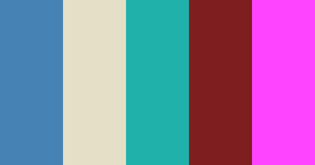 Download y2k beige verde acqua auburn magenta color palette PNG image (landscape)