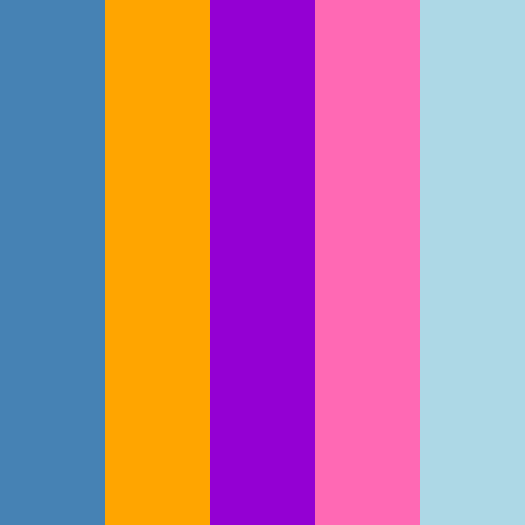 Download y2k bright purple pink color palette PNG image (square)